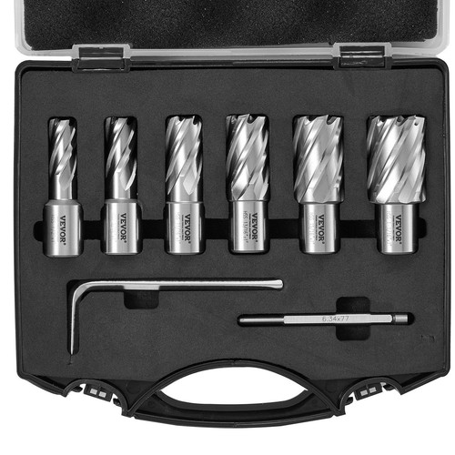 6pcs weldon shank mag drill - 6pcs,