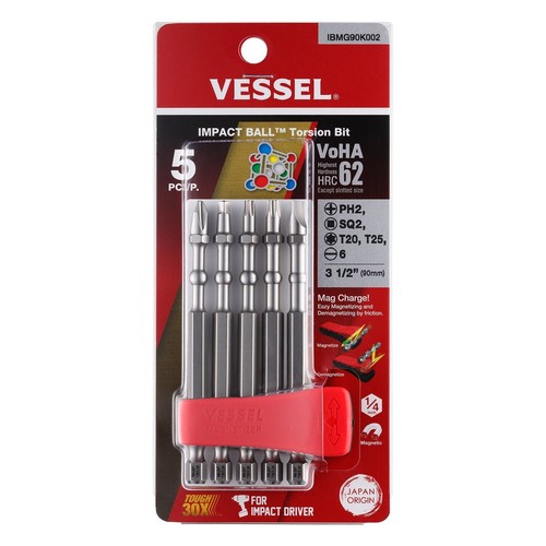 Vessel impact bit set 2 - impact, 3-1/2"